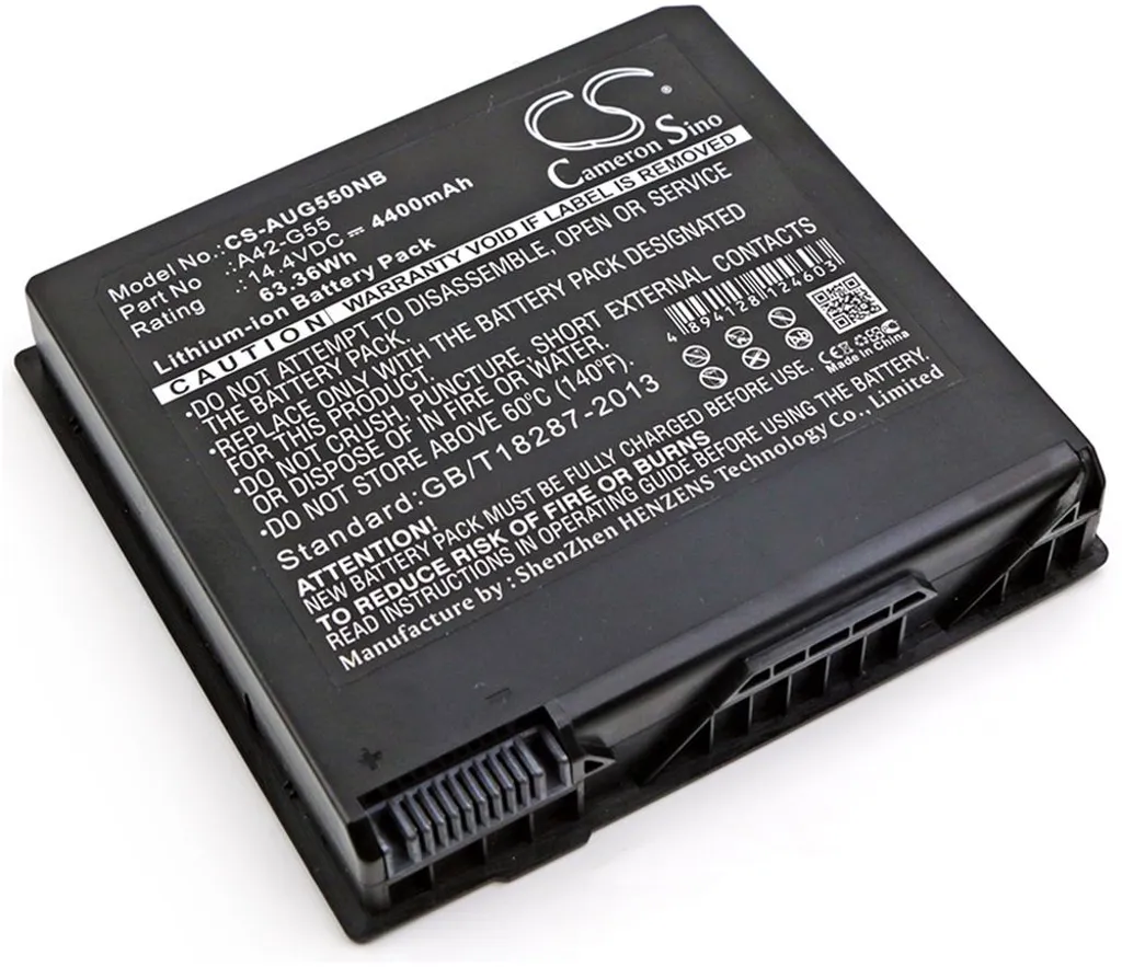 Batteri til Asus G55VW-DH71-CA, 14.4V, 4400 mAh v:1761171