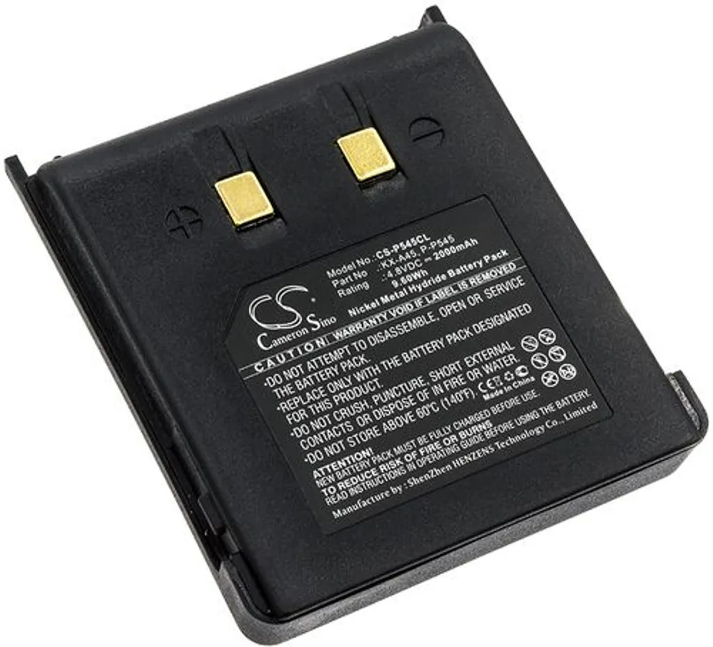 Batteri til Panasonic KX-T9150NW, 4.8V, 2000 mAh v:3666439