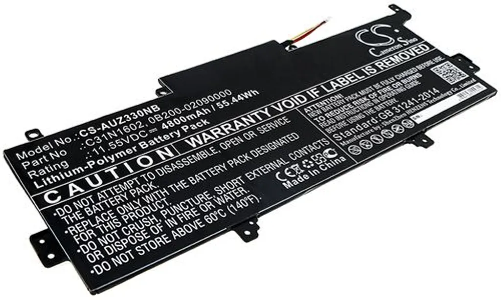 Batteri til Asus Zenbook UX330UA-GL194T, 11.55V, 4800 mAh v:6832361
