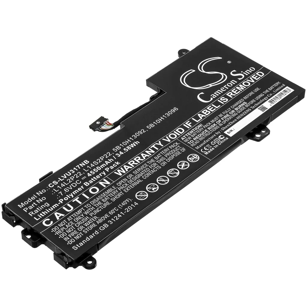 Batteri til IdeaPad 510S-13IKB-80V00026GE, 7.6, 4550mAh v:8623563