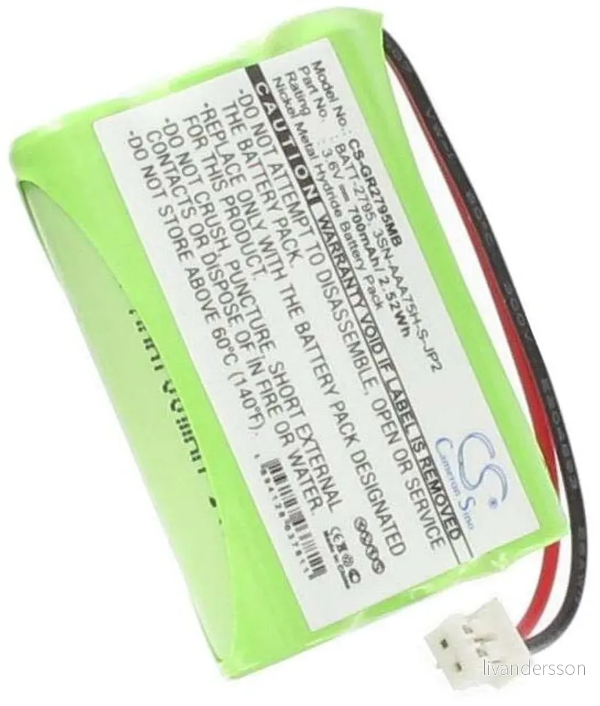 Batteri til Oricom SC700, 3.6V, 700 mAh v:4211383