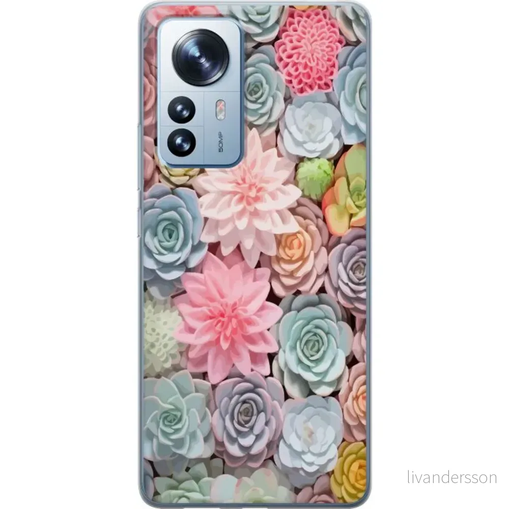 Xiaomi 12 Pro Gjennomsiktig Telefondeksel Växter v:2988226