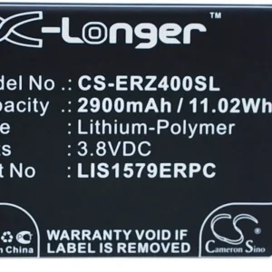 Batteri til AGPB015-A001 for Sony Ericsson, 3.8V, 2900 mAh v:7614665