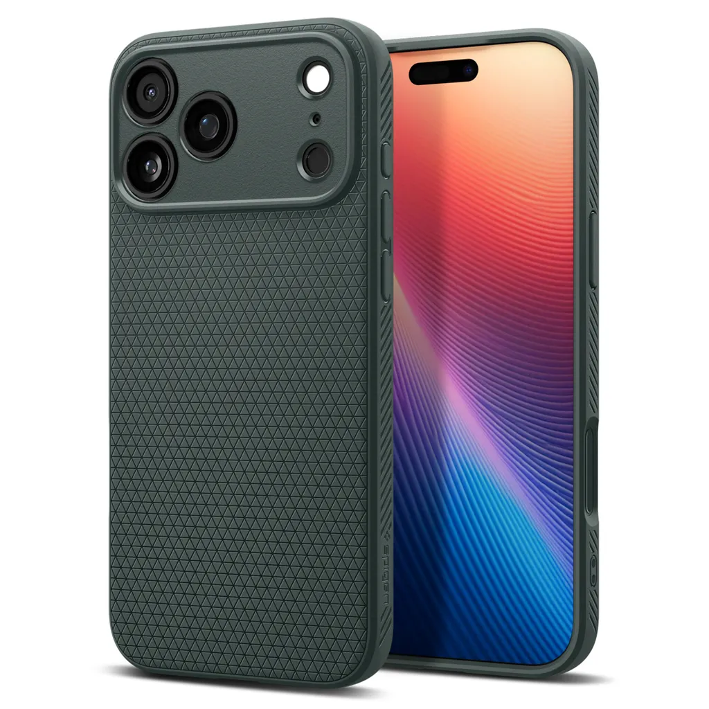 Spigen Liquid Air Deksel til iPhone 17 Pro Max – Grønn v:1378987
