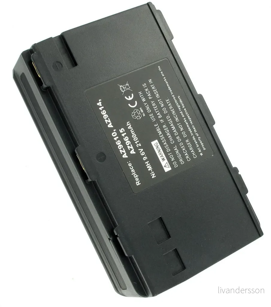 Batteri til CC-1096 for JVC, 9,6V, 2100mAh v:3936428