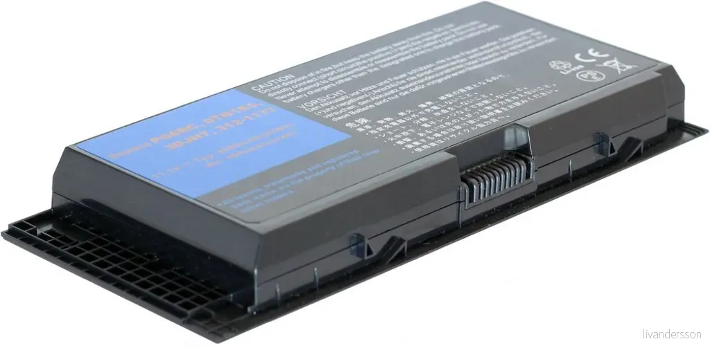 Batteri til 451-11979 for Dell, 11.1V, 4800 mAh v:9914255