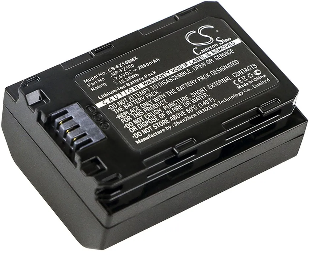 Batteri til Sony α6700, 7,5V, 2050mAh v:2538647