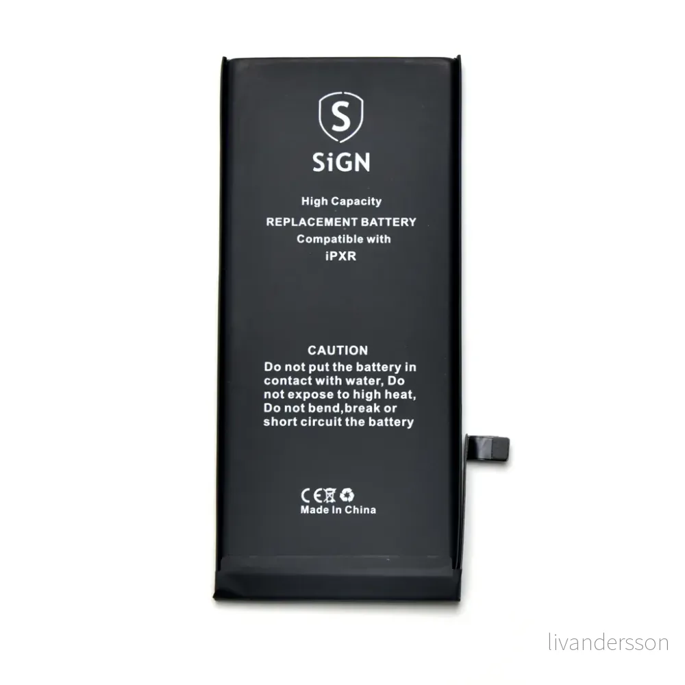 iPhone XR batteri med høy kapasitet – 3610mAh v:4709708