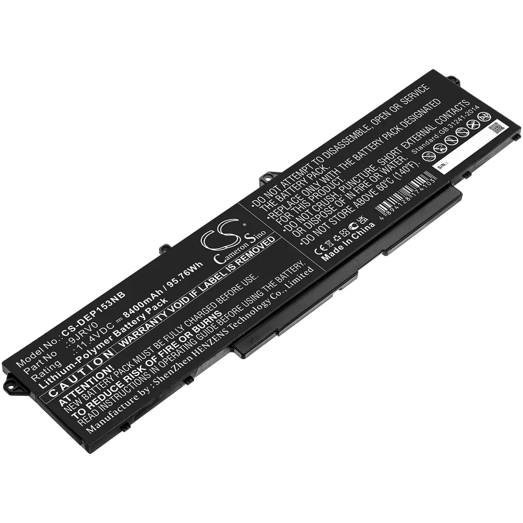 Batteri til 53XP7 for Dell, 11.4, 8400mAh v:3972544 Batteri til 53XP7 for Dell, 11.4, 8400mAh v:3972544