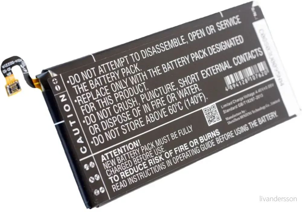 Batteri til Samsung Galaxy S6 Edge Plus, 3.85V, 3000 mAh v:3115253