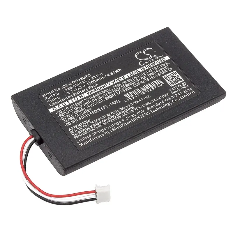 Batteri til Logitech 915-000257, 3.7V, 1300 mAh v:1874730