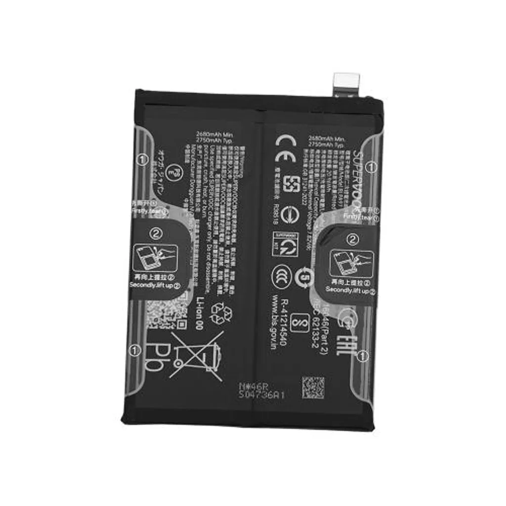 Oneplus Nord 4 5G CPH2663 Li-Ion-batteri BLPA97 5360mAh I934 v:2893743