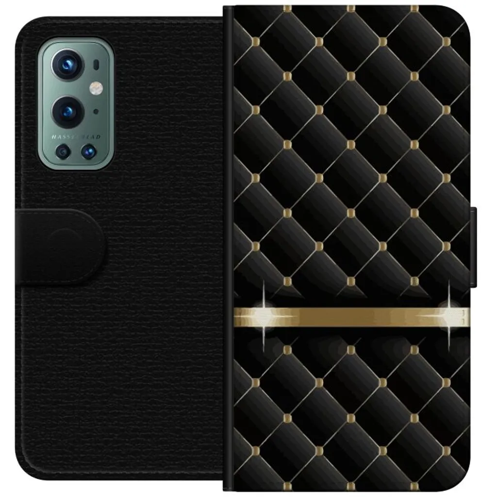 OnePlus 9 Pro Sort Lommebokdeksel Lyxigt v:1268648