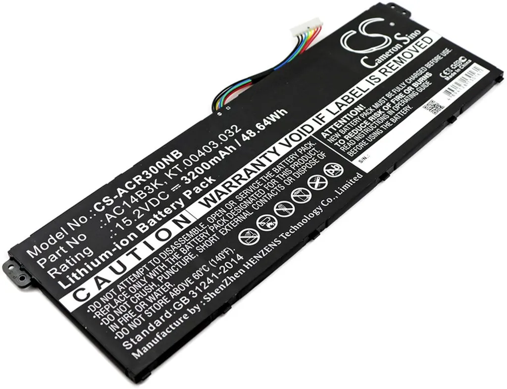 Batteri til Acer TravelMate P449-G2-M-53SU, 15,2V, 3200mAh v:8791663