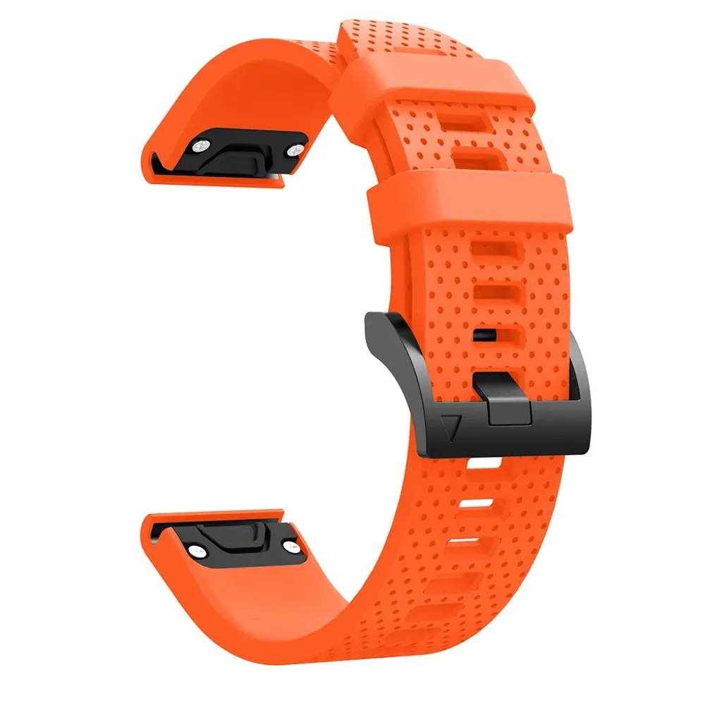 Garmin Fenix 6S/5S/6S Pro/5S Plus Klokkereim i silikon – Oransje v:4204381