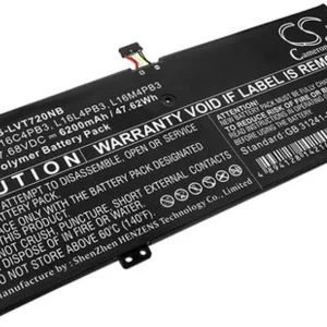 Batteri til Lenovo Ideapad 720S-13IKB, 7.68V, 6200 mAh v:6590701 Batteri til Lenovo Ideapad 720S-13IKB, 7.68V, 6200 mAh v:6590701
