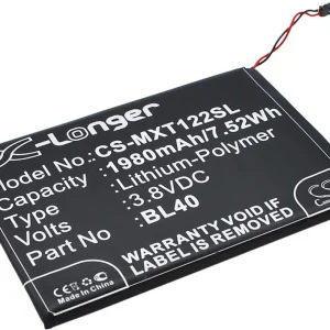 Batteri til Motorola Moto E Global, 3.8V, 1980 mAh v:2130166 Batteri til Motorola Moto E Global, 3.8V, 1980 mAh v:2130166