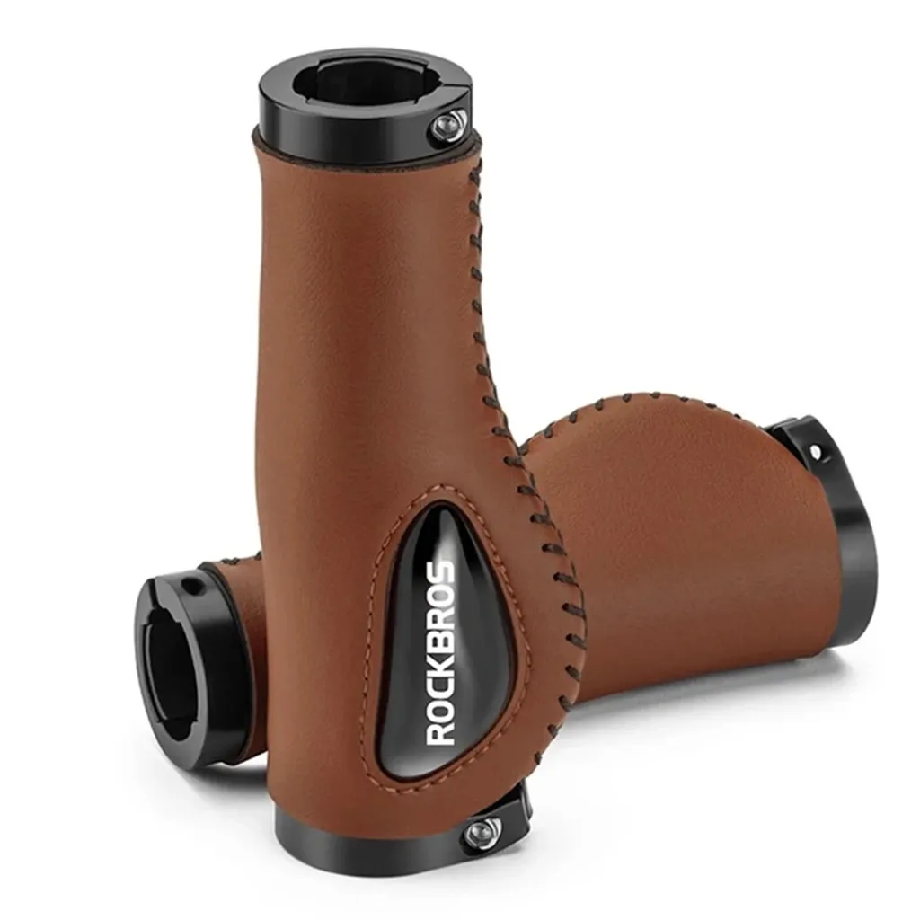 Rockbros sykkelgrep skinn – brun v:3691249 Rockbros sykkelgrep skinn – brun v:3691249