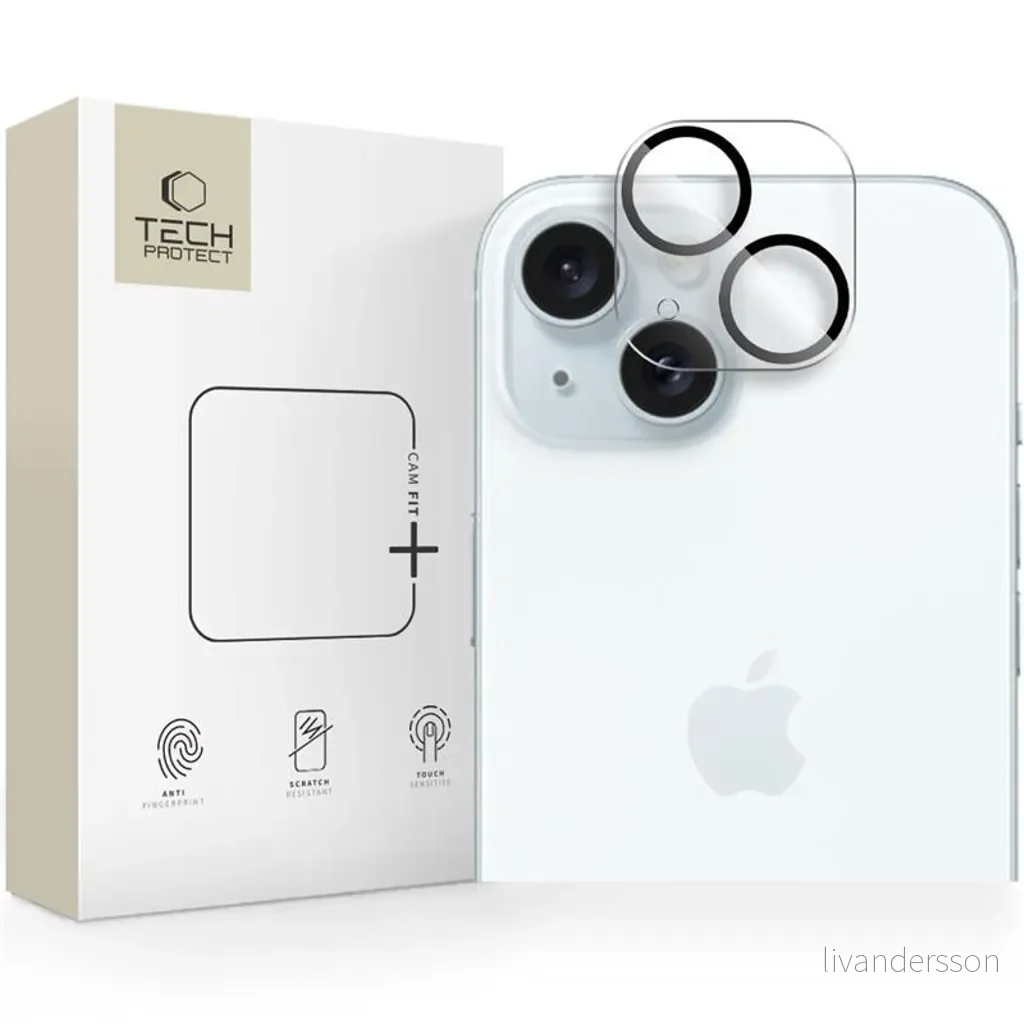 Tech-Protect Cam Fit+ Linsebeskytter til iPhone 14/14 Plus/15/15 Plus v:3866958 Tech-Protect Cam Fit+ Linsebeskytter til iPhone 14/14 Plus/15/15 Plus v:3866958