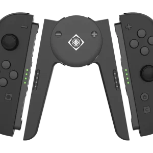 DELTACO GAMING-grep og ladestasjon for Nintendo Switch 2 Joy-Cons – Svart v:9773432