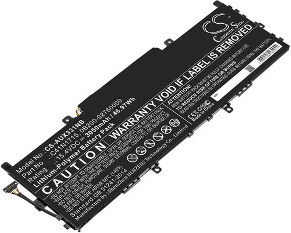 Batteri til Asus Zenbook UX331UN-EG106T, 15.4V, 3050 mAh v:9513315