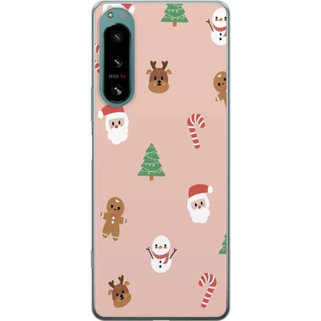 Sony Xperia 5 IV Gjennomsiktig Telefondeksel Klassisk Julfest v:8918767
